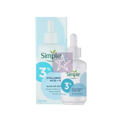 Simple 3% Hyaluronic Acid + B5* Booster Serum 30ml, SKU:8720181157127