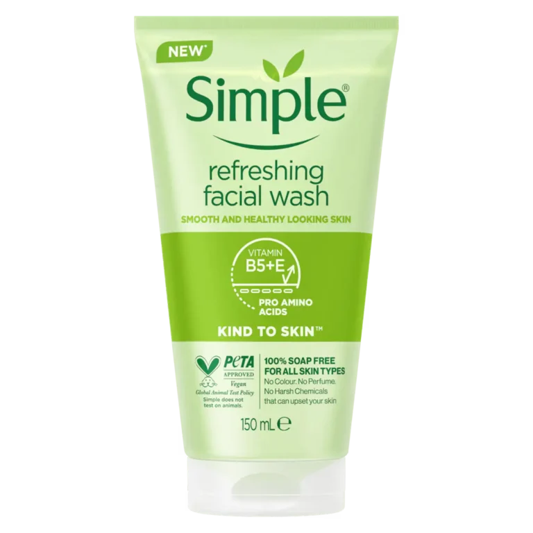 Simple Refreshing Facial Wash Gel 150ml-5011451103863