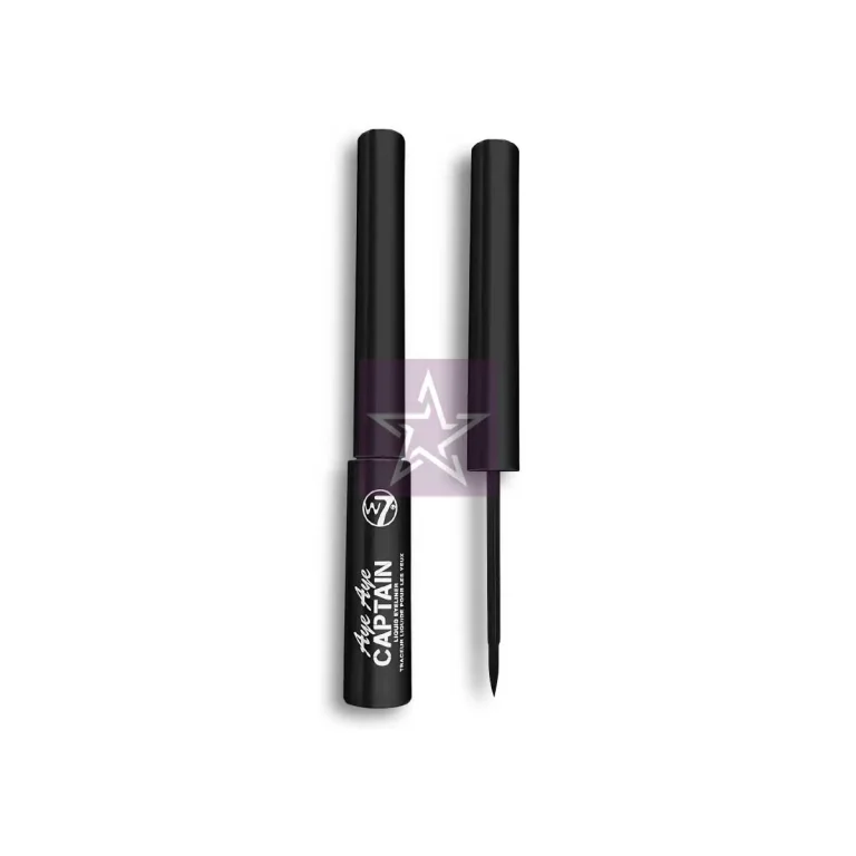 W7 Aye Aye Captain Very Black Liquid Eyeliner, SKU:5060294395010