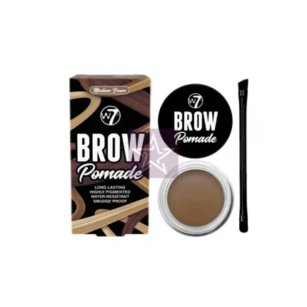 W7 Brow Pomade - Medium Brown, SKU:5060669894520