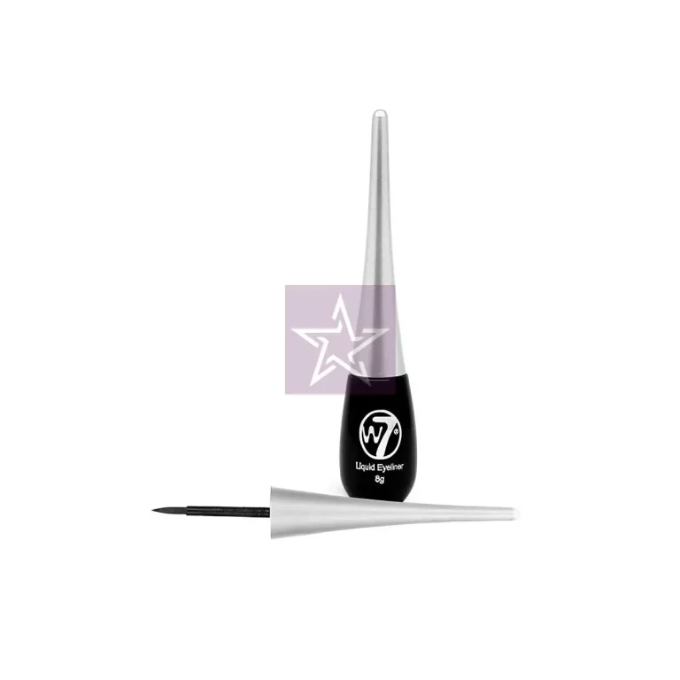 W7 Liquid Eyeliner Pot - Black, SKU:5060083160058