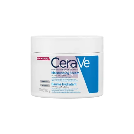 Cerave Moisturizing Cream For Dry To Very Dry Skin 340gm, SKU: 3337875597227