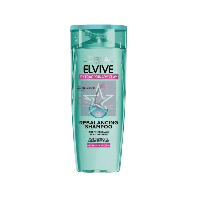 Loreal Elvive Extraordinary Clay Rebalancing Shampoo 400ml, SKU:3600523214730