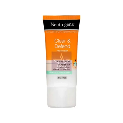 Neutrogena Clear & Defend Oil Free Moisturiser 50ml, SKU:3574661332581