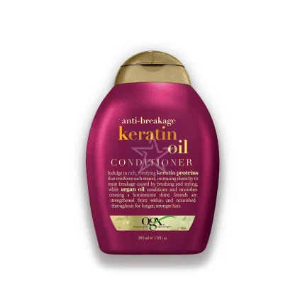 OGX Anti Breakage Keration Oil Conditioner - 385ml, SKU:022796977526