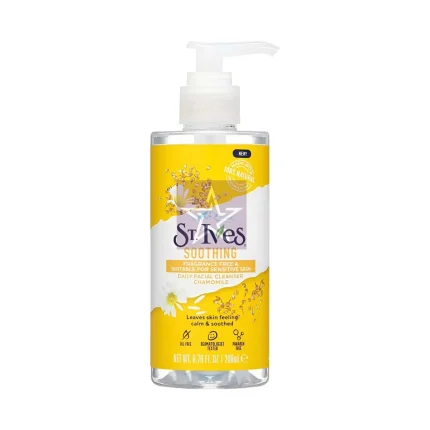 St. Ives Soothing Daily Facial Cleanser Chamomile 200ml, SKU: 8801619051825