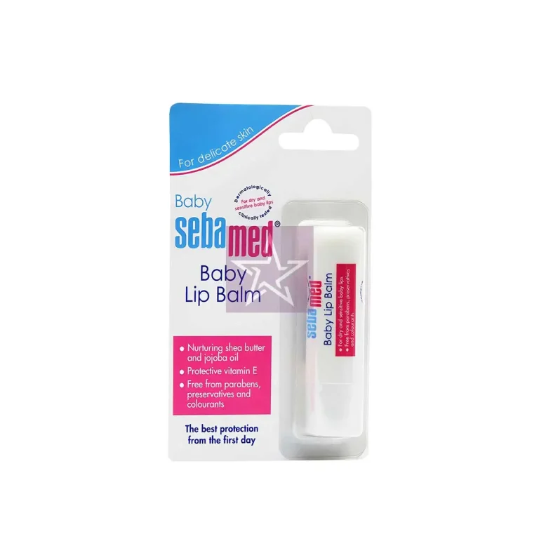 Seba Med Baby Lip Balm with Shea Butter - 4.8gm, SKU:4103040016522