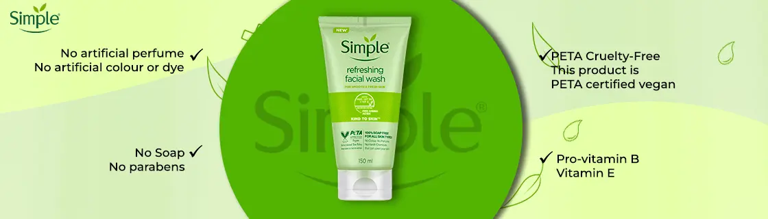 Simple Refreshing Facial Wash Gel