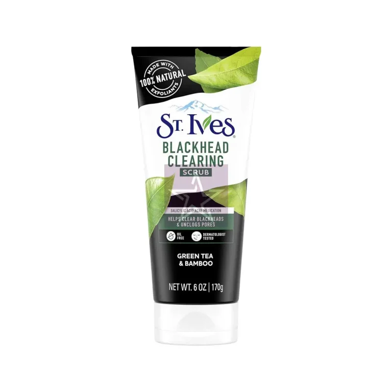 St. Ives Blackhead Clearing Green Tea Scrub 170gm, SKU: 077043358023