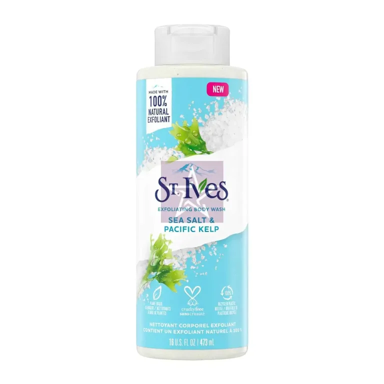 St. Ives Sea Salt & Pacific Kelp Exfoliating Body Wash 473ml, SKU: 077043001783