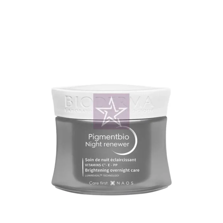 Bioderma Pigmentbio Brightening Night Renewer Cream - 50ml, SKU: 3701129800089