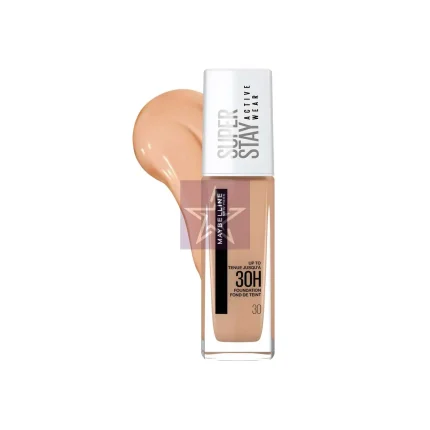 Maybelline – Super Stay 30H Full Coverage Liquid Foundation – 30 Sand, SKU: 3600531632472