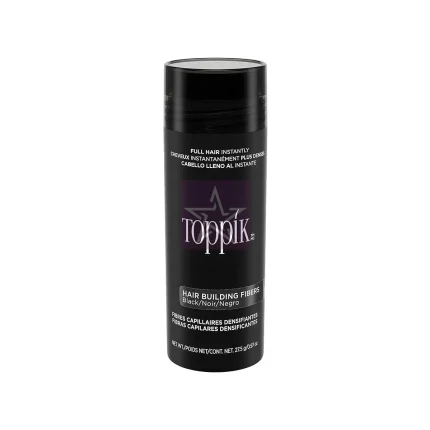 Toppik Hair Building Fibers - Black - 27.5gm, SKU: 667820011014