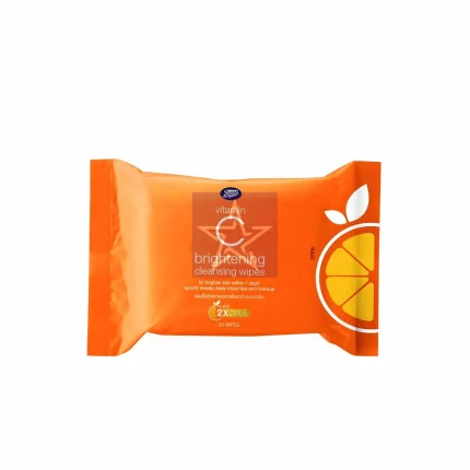 Boots Vitamin C Brightening Cleansing Wipes - 20 Wipes, SKU: 8850830701576