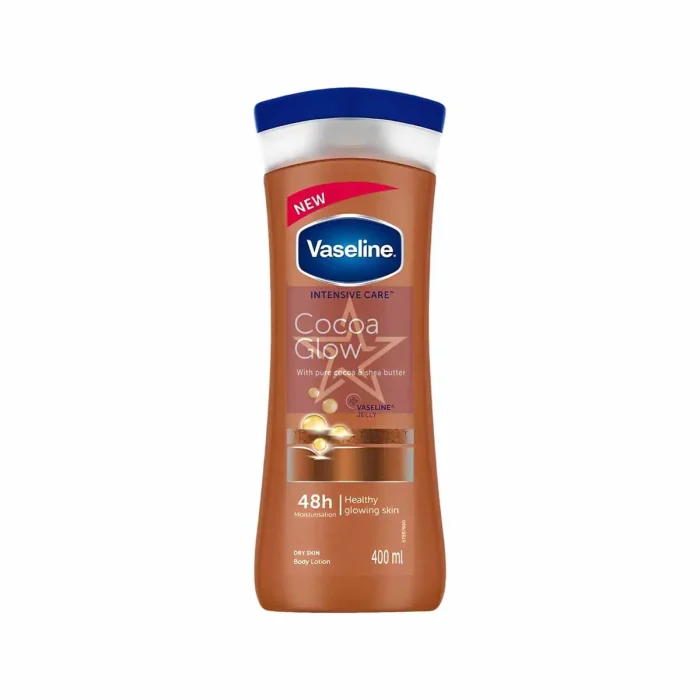 Vaseline Intensive Care Cocoa Glow 48H Body Lotion - 400ml, SKU: 6001087357067