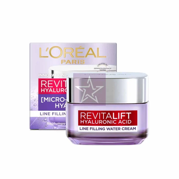 L'Oreal---Revitalift-Hyaluronic-Acid-Line-Filling-Water-Cream---50ml-Hretu-World, SKU: 6923700981209