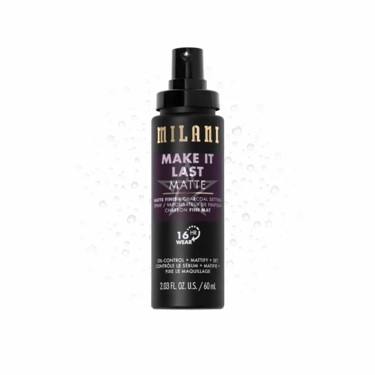 Milani Make It Last Matte Charcoal Oil Control Setting Spray - 60ml, SKU: 717489850056