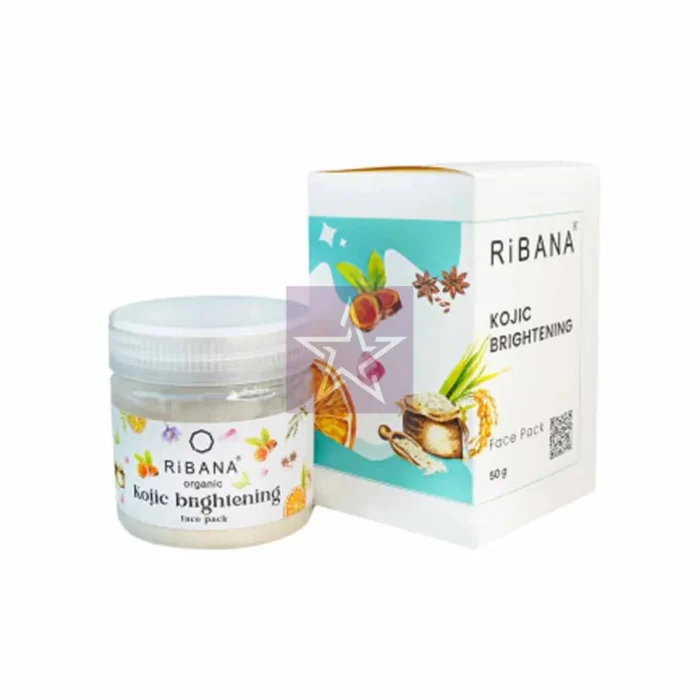 Ribana---Kojic-Brightening-Face-Pack---50gm-Hretus-World, SKU: 8941158143152