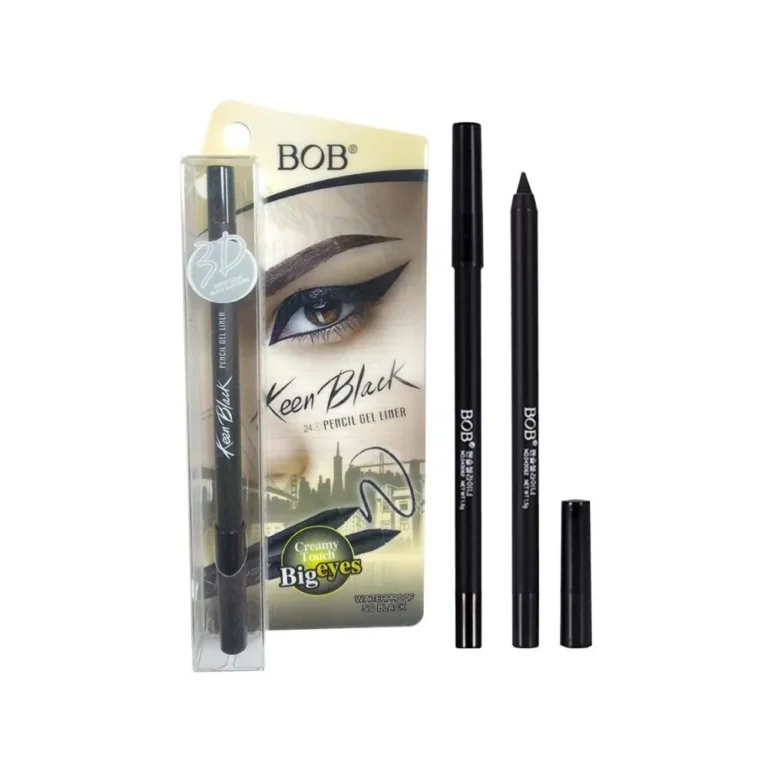 BOB Keen Black Pencil Waterproof Gel Liner Kajal, SKU; 6903071009757