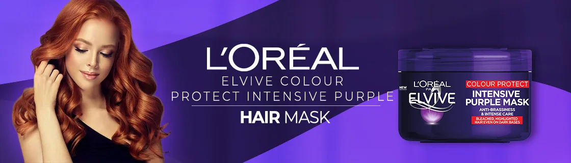 L'Oreal Elvive Colour Protect Intensive Purple Hair Mask - 250ml