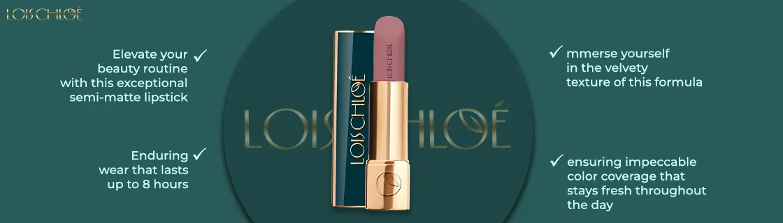 Lois Chloe 8 Hrs Long Lasting Semi Matte Lipstick – Nude Blush