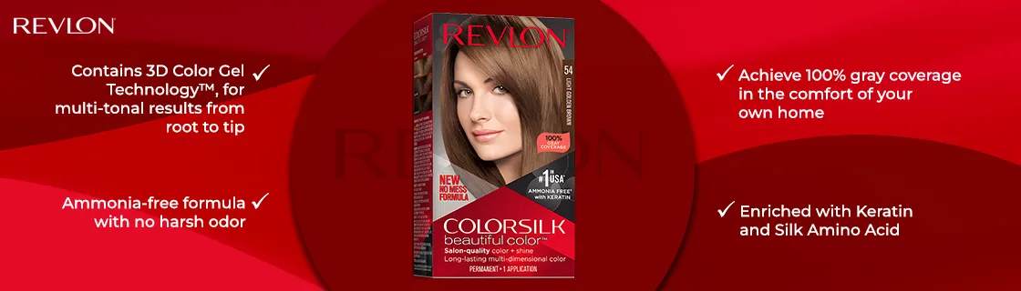 Revlon Colorsilk Hair Color - 54 Light Golden Brown