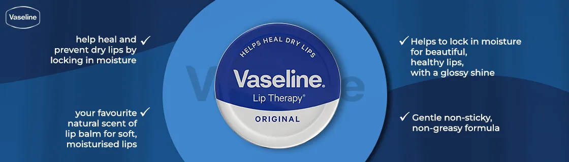 Vaseline Lip Therapy Original – 20gm