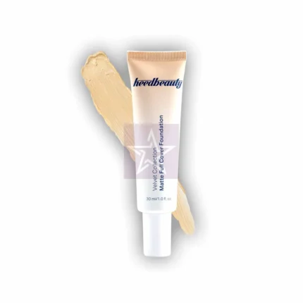 Heedbeauty Velvet Collection Matte Full Cover Foundation - Golden Beige, SKU: 0680226381031