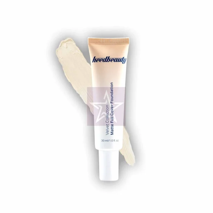 Heedbeauty Velvet Collection Matte Full Cover Foundation - Warm Ivory, SKU: 0680226381017