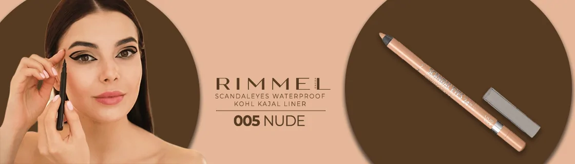 Rimmel Scandaleyes Waterproof Kohl Kajal - 005 Nude