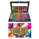 W7 Mardi Gras Eyeshadow Palette - 40 color