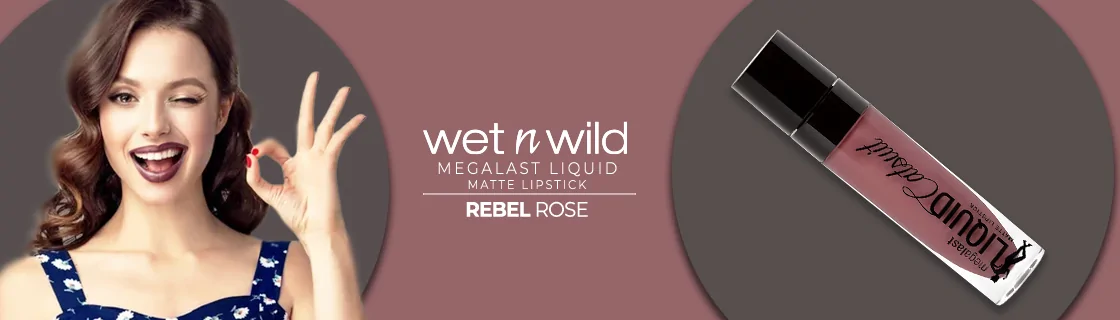 Wet n Wild Liquid Catsuit Matte Lipstick - Rebel Rose