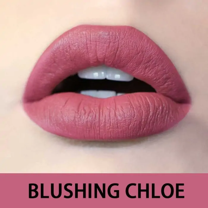 Lois Chloe 8 Hrs Long Lasting Semi Matte Lipstick - Blushing Chloe