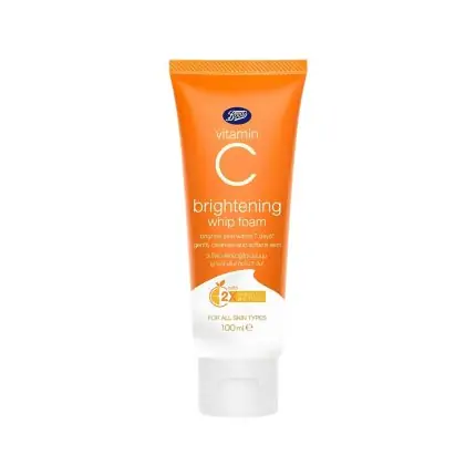 Boots Vitamin C Brightening Whip Foam 100ml, SKU:8852525961968