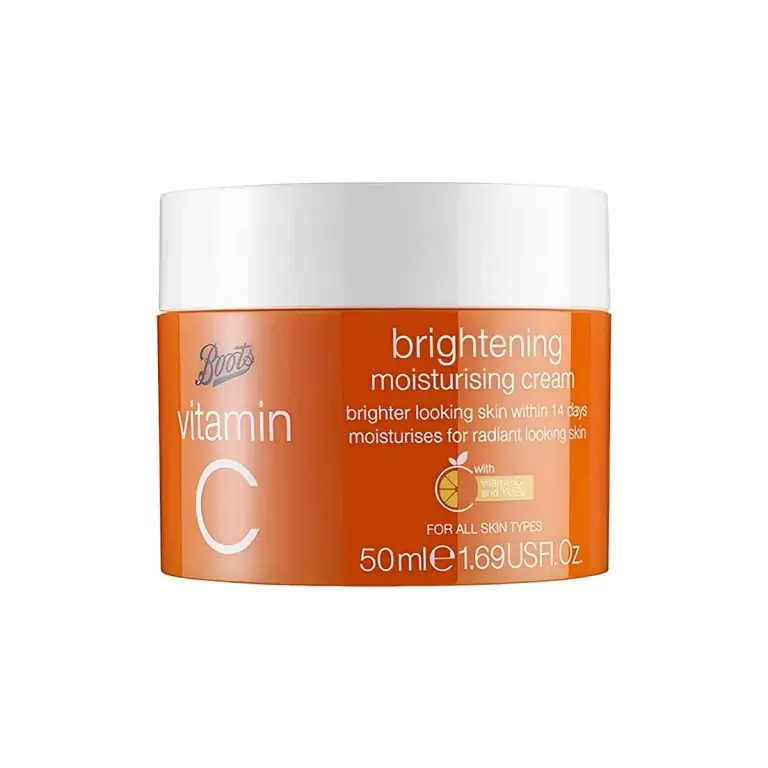 Boots Vitamin C Brightening Moisturizing Cream 50ml, SKU:5000167332698