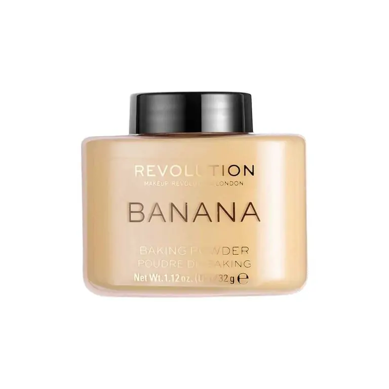 Makeup Revolution Baking Banana Loose Luxury Powder - 32gm, SKU:5057566072137