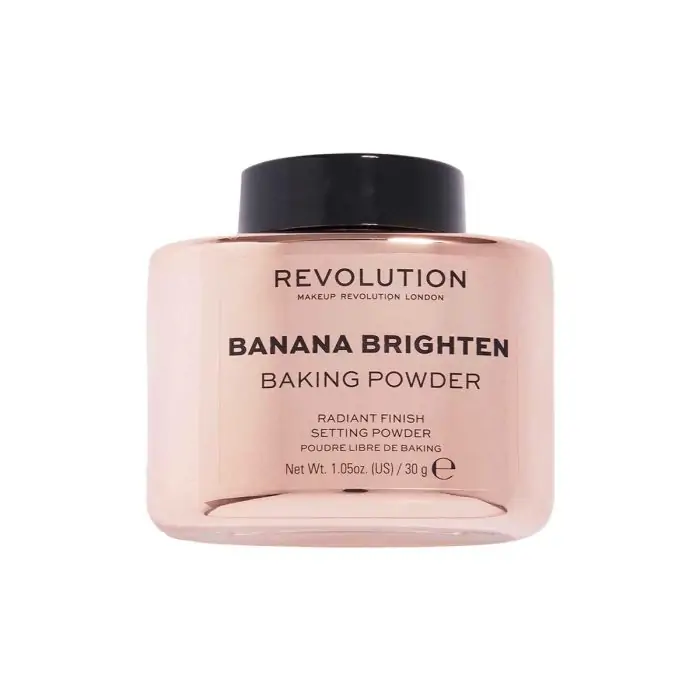 Makeup Revolution Banana Brighten Baking Powder - 30gm, SKU:5057566569064