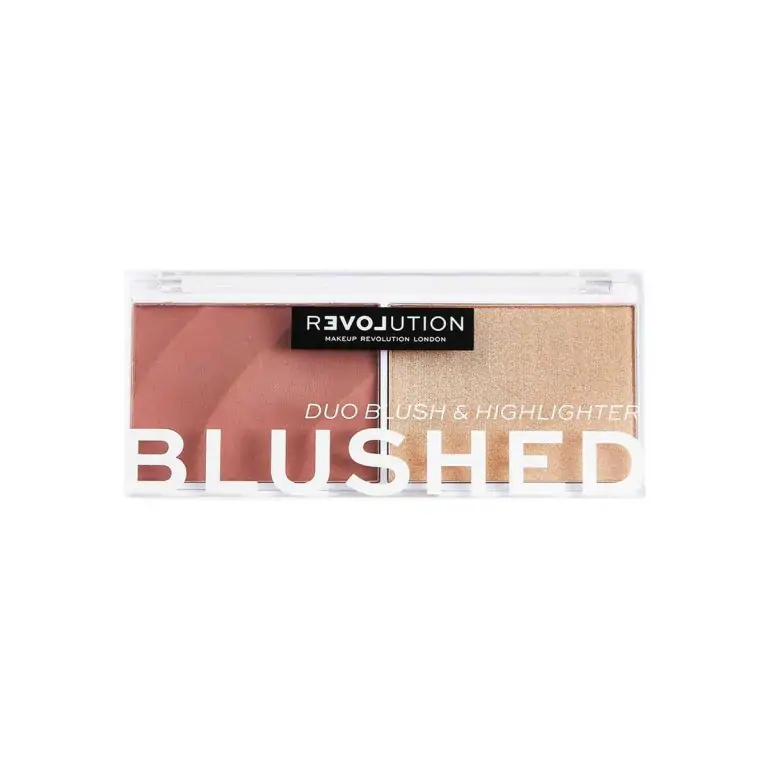 Makeup Revolution - Duo Blush & Highlighter - Kindness, SKU:5057566479271