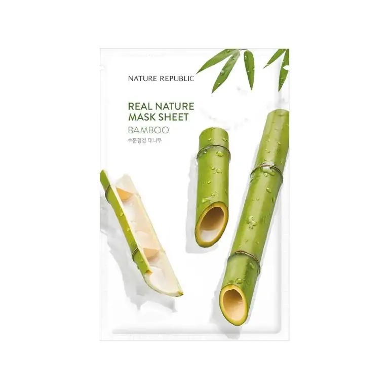 Nature Republic Real Nature Bamboo Sheet Mask - 23ml, SKU: 8806173456055