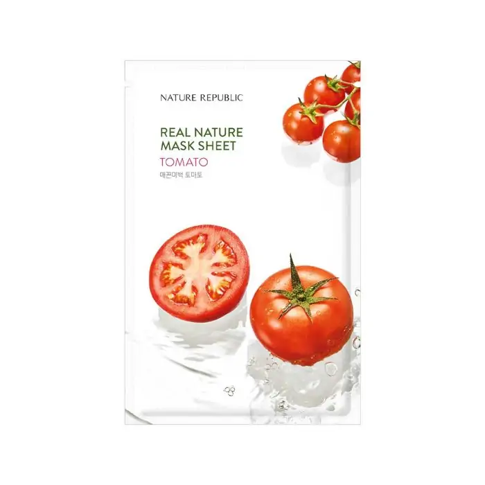 Nature Republic Real Nature Tomato Sheet Mask - 23ml, SKU: 8806173449385