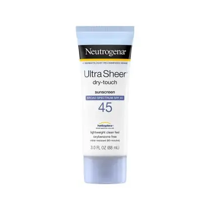 Neutrogena Ultra Sheer Dry-Touch Sunscreen with SPF45 - 88ml, SKU:086800687955