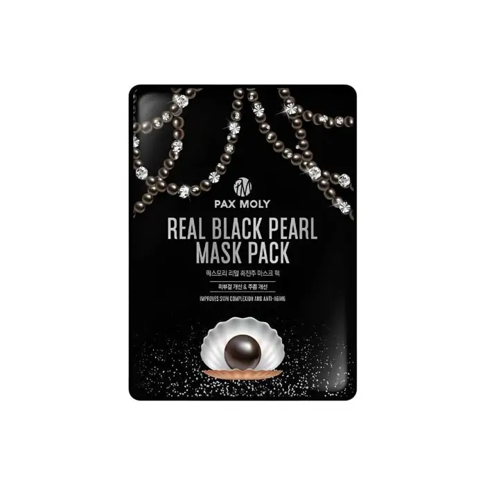 Pax Moly Real Black Pearl Mask Pack 25ml, SKU: 8809547410806