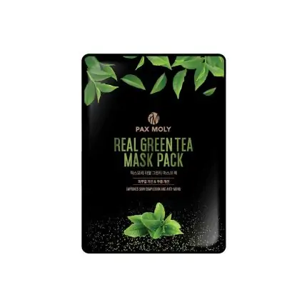 Pax Moly Real Green Tea Mask Pack 25ml, SKU: 8809547410769