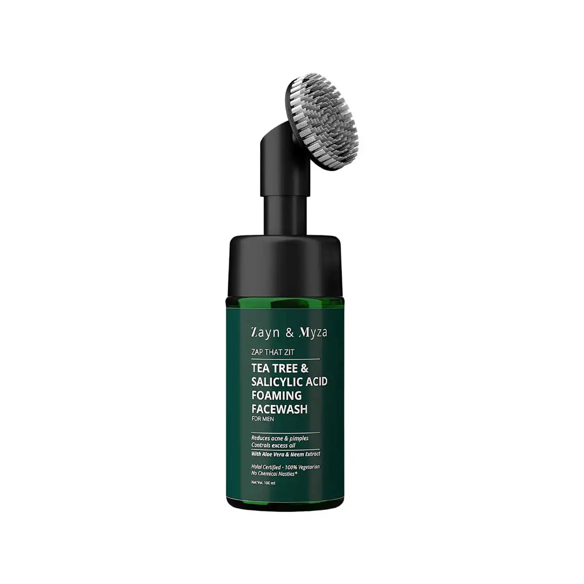 Zayn & Myza Tea Tree & Salicylic Acid Foaming Face Wash For Men 100ml, SKU: 8904390203831