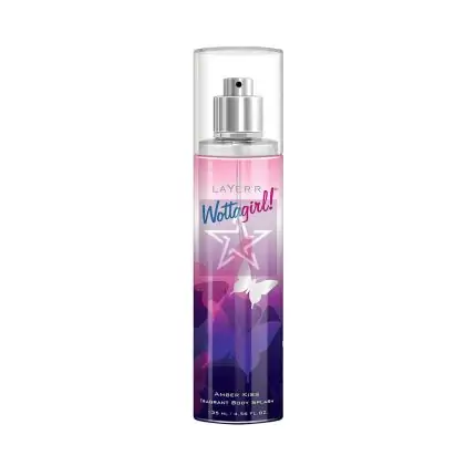 Layer'r Wottagirl Fragrant Body Splash - Amber Kiss - 135ml