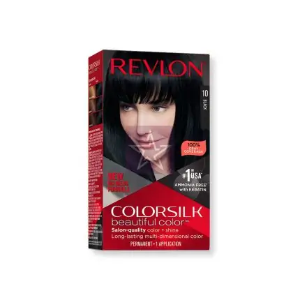 Revlon Colorsilk Beautiful Hair Color - 10 Black, SKU: 309978695103