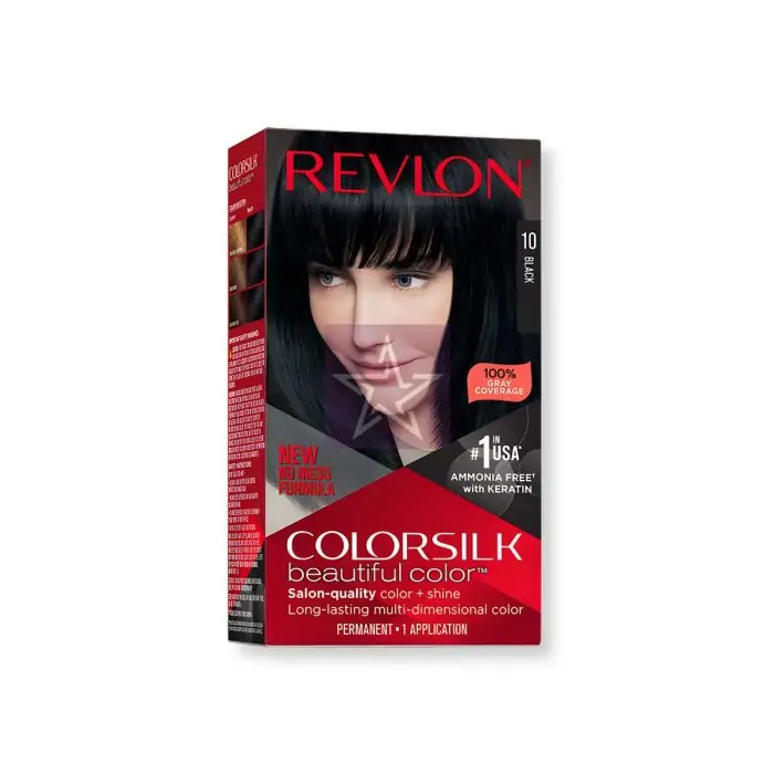 Revlon Colorsilk Beautiful Hair Color - 10 Black, SKU: 309978695103