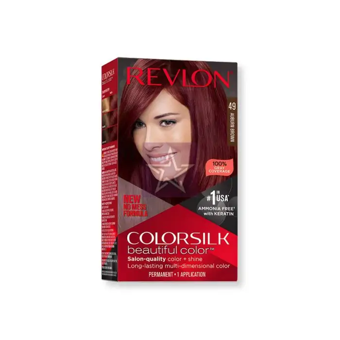 Revlon Colorsilk Beautiful Hair Color - 49 Auburn Brown, SKU: 309976623498