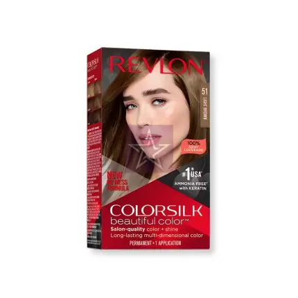 Revlon Colorsilk Beautiful Hair Color - 51 Light Brown, SKU: 309978695516