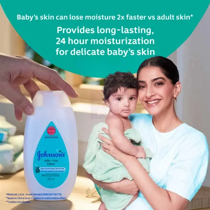 Johnson's Baby Milk + Rice Lotion - 200ml